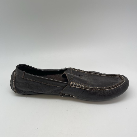 Polo Ralph Lauren Telly Leather Shoes Mens‎ 9.5 D Black Loafers Penny Driving - Picture 6 of 12
